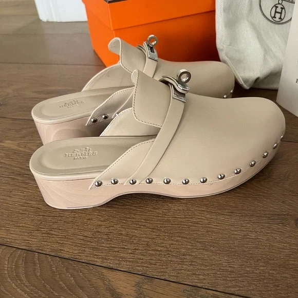 *HERMES* Carlotta Mule/Clog - Picture 5 of 6